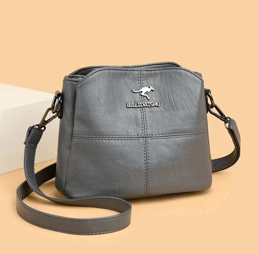Women's Structured Crossbody Bag | Zippered
