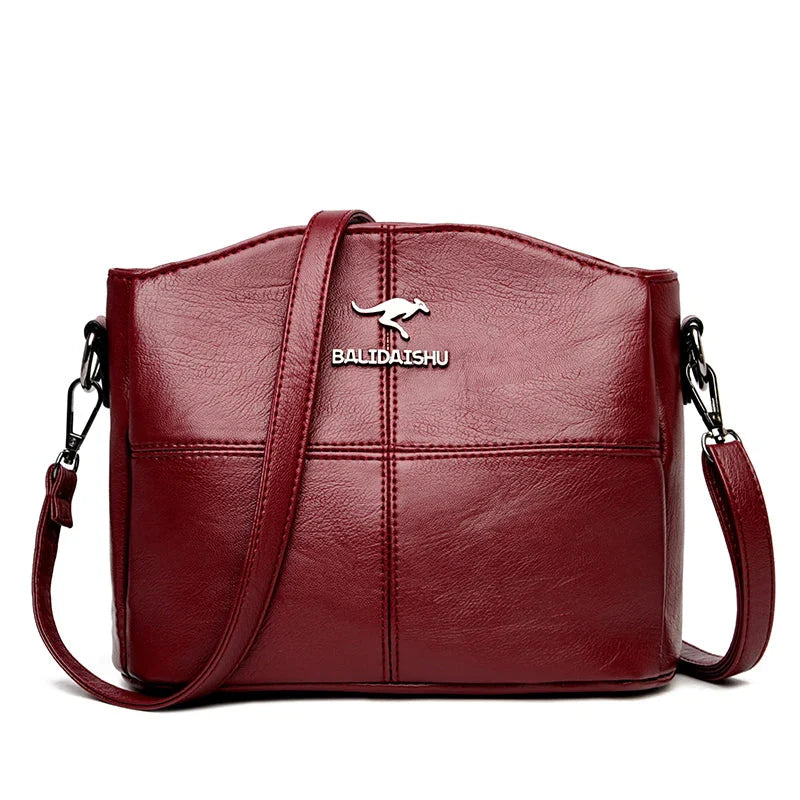 Women's Structured Crossbody Bag | Zippered