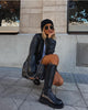 Women’s Belted Longline Blazer | Sleek