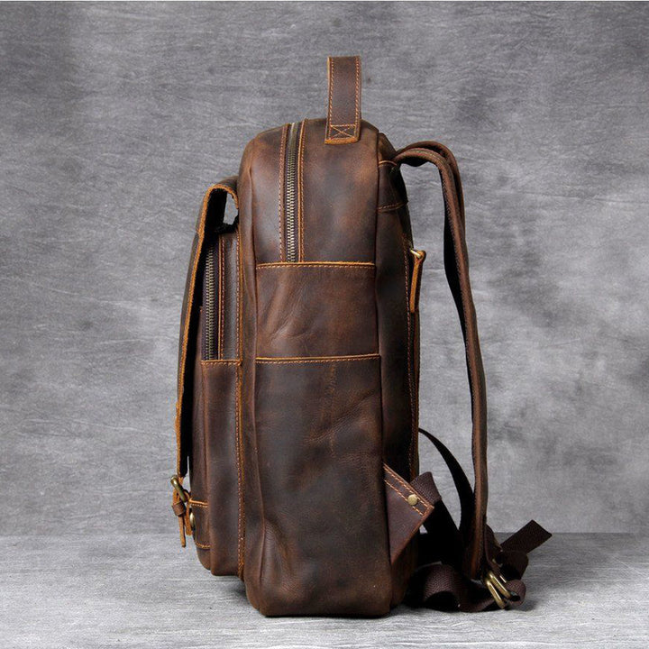 Lucien - Brown Leather Backpacks