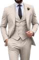 Men’s 3-Piece Slim Fit Suit | Formal Wedding