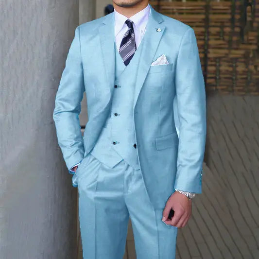 Fraser - 3-Piece Suit with Chest Pocket