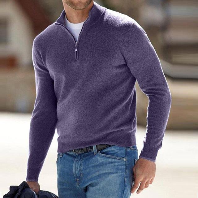 Men’s Casual Sweater | Half Zip