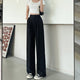 Women’s High Waist Wide Leg Trousers | Straight Cut