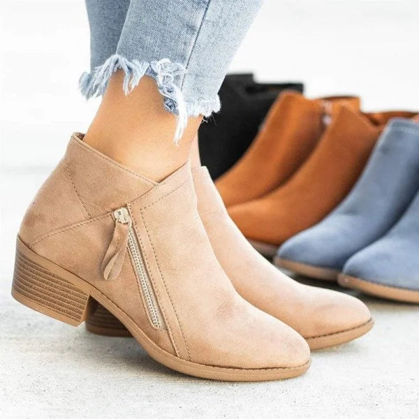 Women's Orthopaedic Ankle Boots | Side Zip