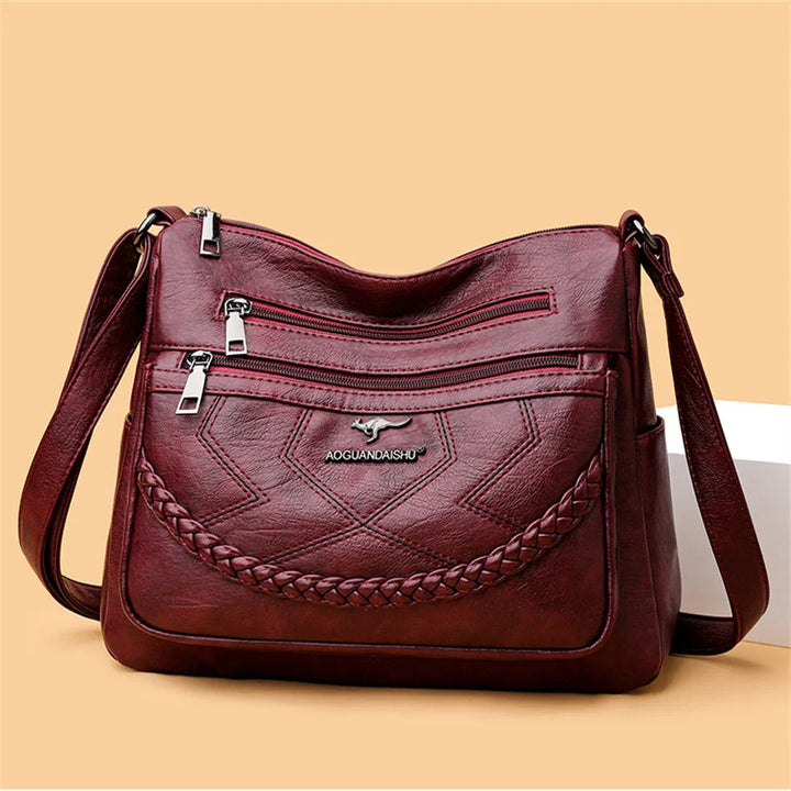 Women's Multi-Pocket Crossbody Bag | Zippered