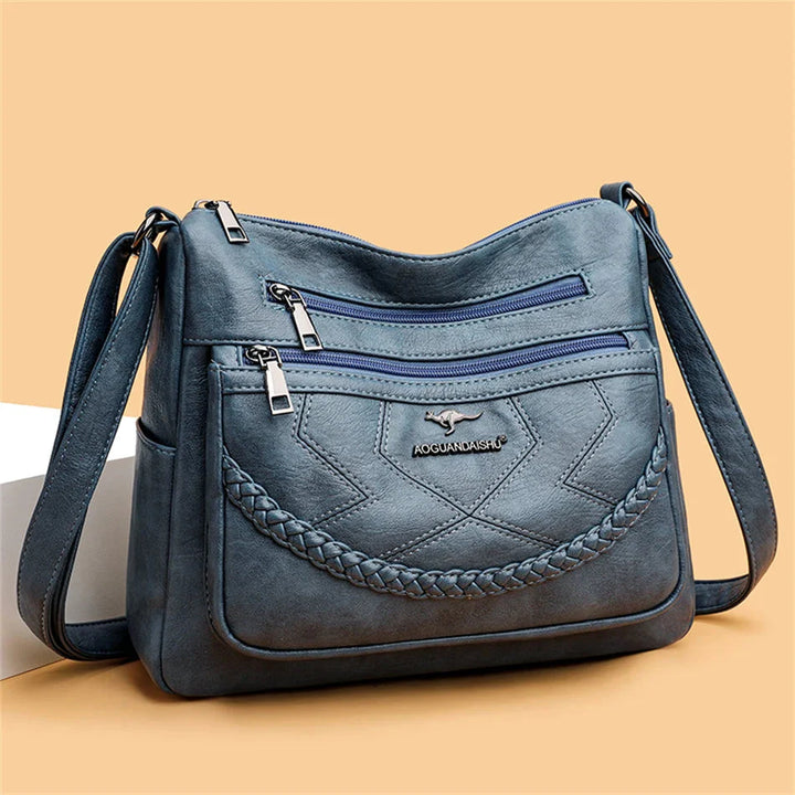 Women's Multi-Pocket Crossbody Bag | Zippered