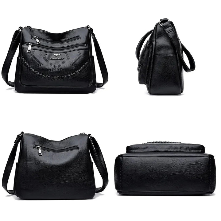 Women's Multi-Pocket Crossbody Bag | Zippered