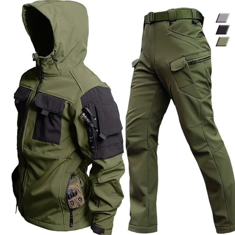 Men’s Tactical Utility Set | Hooded & Multi Pocket