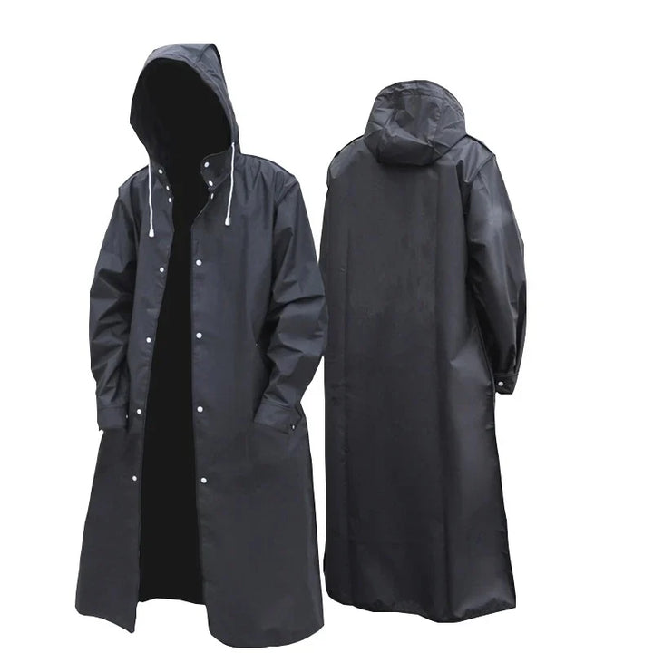 Men’s Hooded Rain Coat | Long