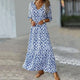 Women’s Long Sleeve Maxi Dress | Boho Chic
