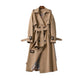 Women’s Double Breasted Belted Coat | Long Trench