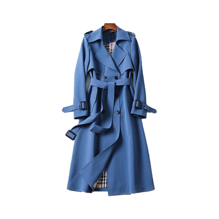 Women’s Double Breasted Belted Coat | Long Trench