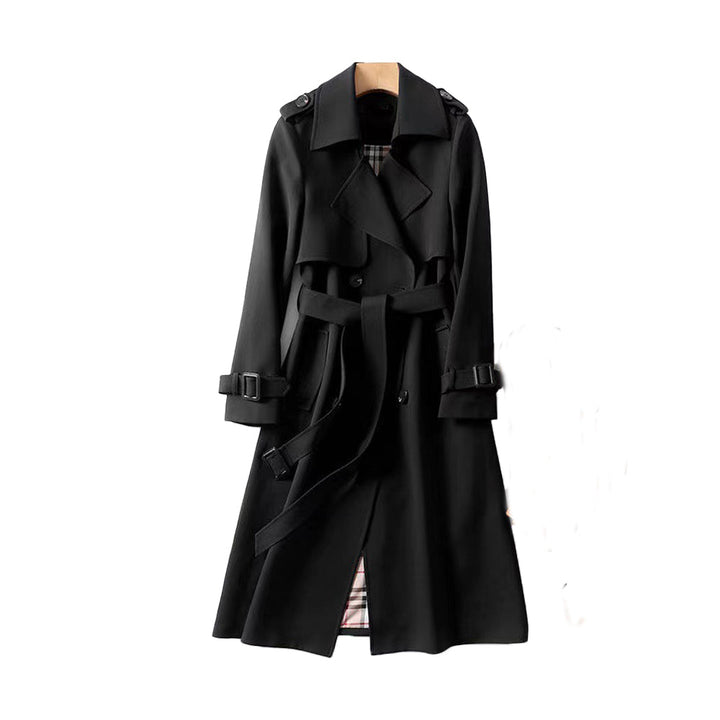 Women’s Double Breasted Belted Coat | Long Trench