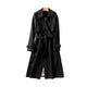 Women’s Double Breasted Belted Coat | Long Trench