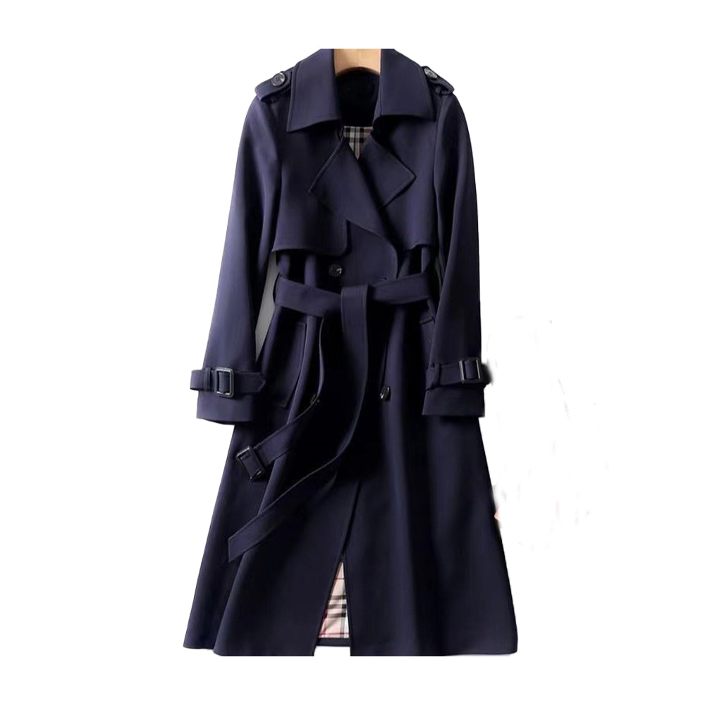 Women’s Double Breasted Belted Coat | Long Trench