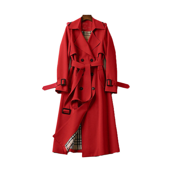 Women’s Double Breasted Belted Coat | Long Trench