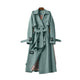 Women’s Double Breasted Belted Coat | Long Trench