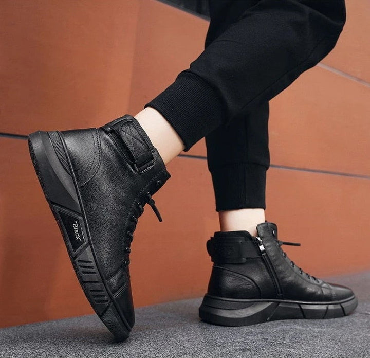 Men’s High-Top Trainers | Side Zip