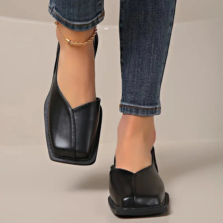 Women’s Square Toe Slip-On Flats | Comfort