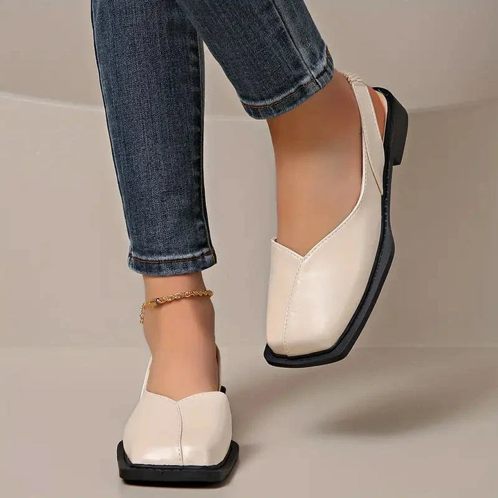Women’s Square Toe Slip-On Flats | Comfort
