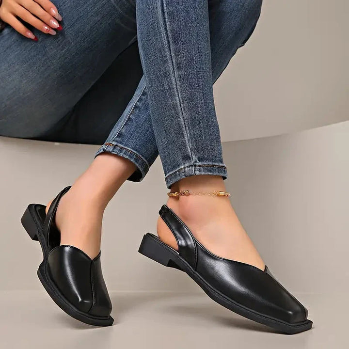 Women’s Square Toe Slip-On Flats | Comfort
