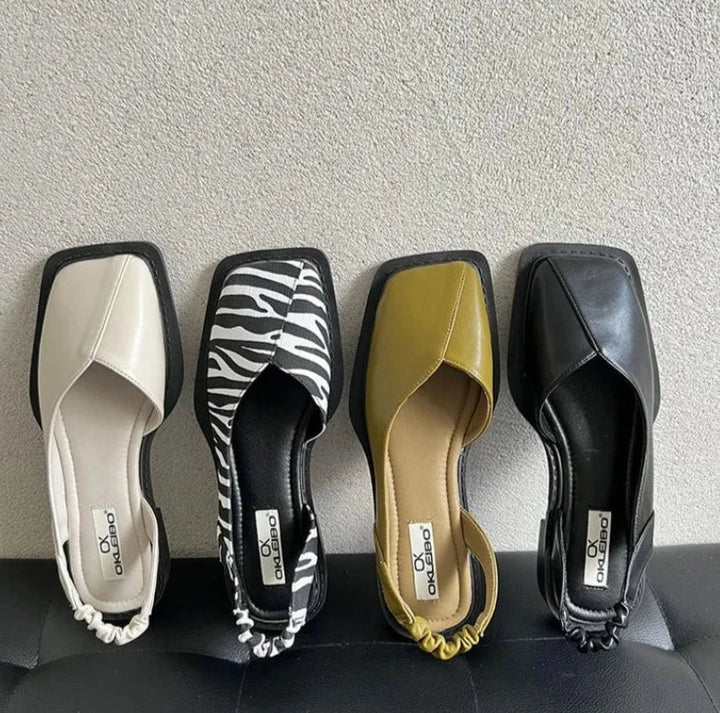 Women’s Square Toe Slip-On Flats | Comfort