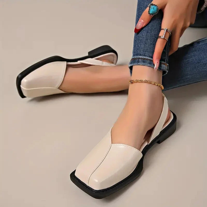Women’s Square Toe Slip-On Flats | Comfort