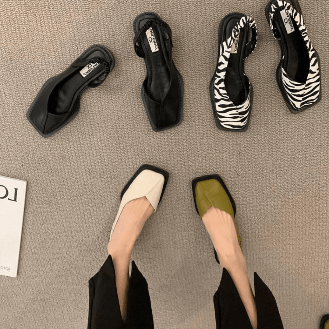 Women’s Square Toe Slip-On Flats | Comfort