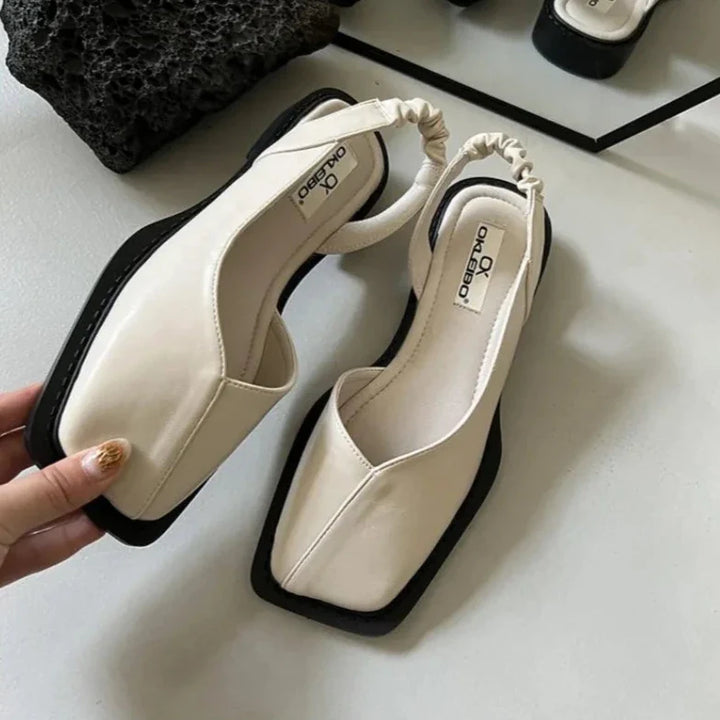 Women’s Square Toe Slip-On Flats | Comfort