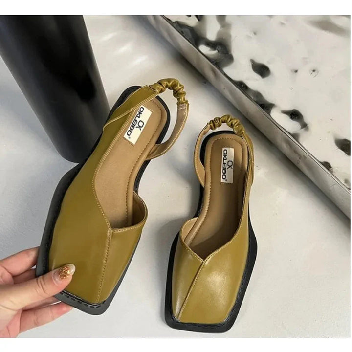 Women’s Square Toe Slip-On Flats | Comfort