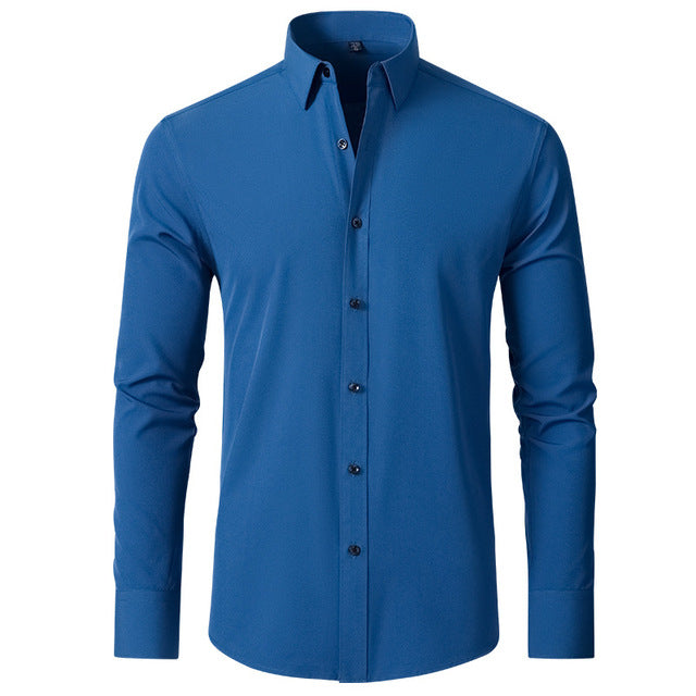 Men’s Long Sleeve Shirt | Slim Fit Tapered