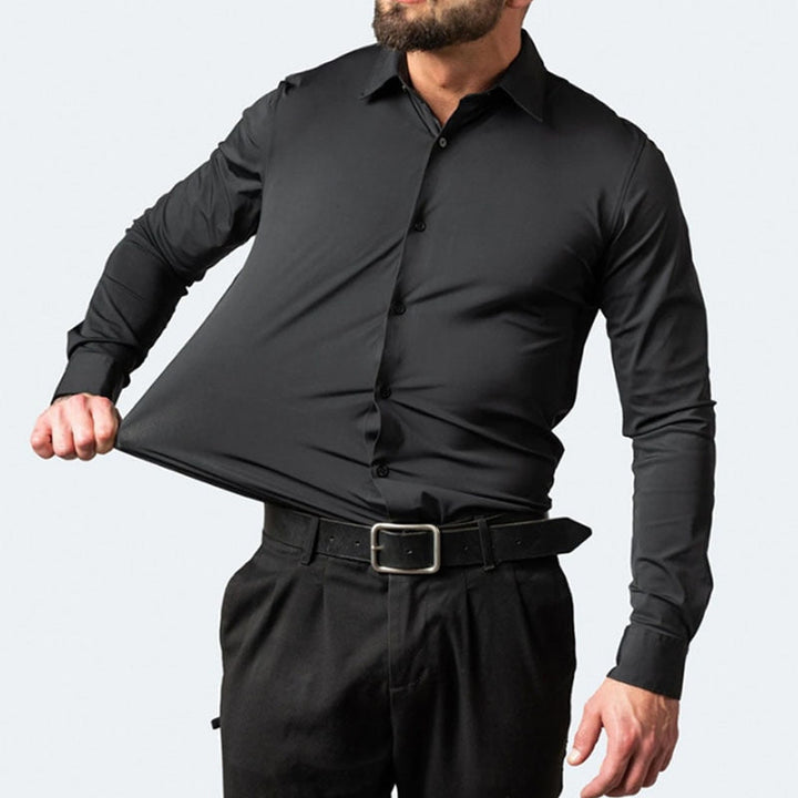 Men’s Long Sleeve Shirt | Slim Fit Tapered