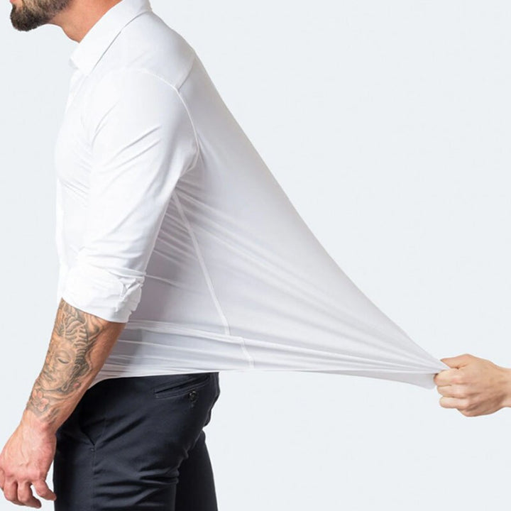 Men’s Long Sleeve Shirt | Slim Fit Tapered