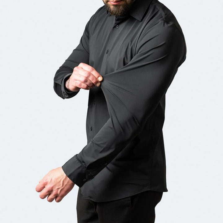 Men’s Long Sleeve Shirt | Slim Fit Tapered