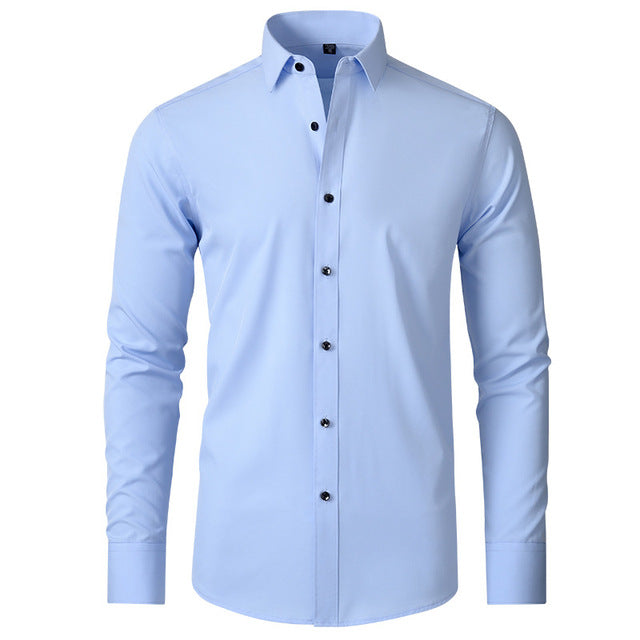 Men’s Long Sleeve Shirt | Slim Fit Tapered