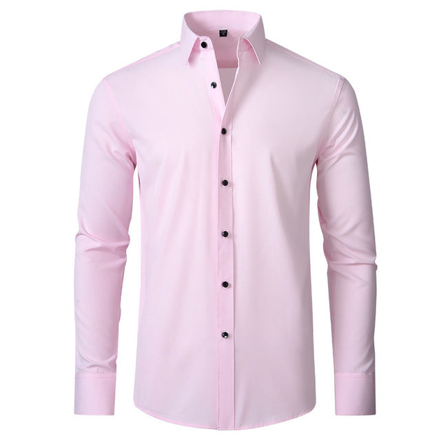 Men’s Long Sleeve Shirt | Slim Fit Tapered