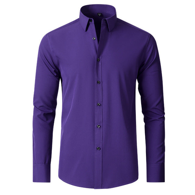 Men’s Long Sleeve Shirt | Slim Fit Tapered