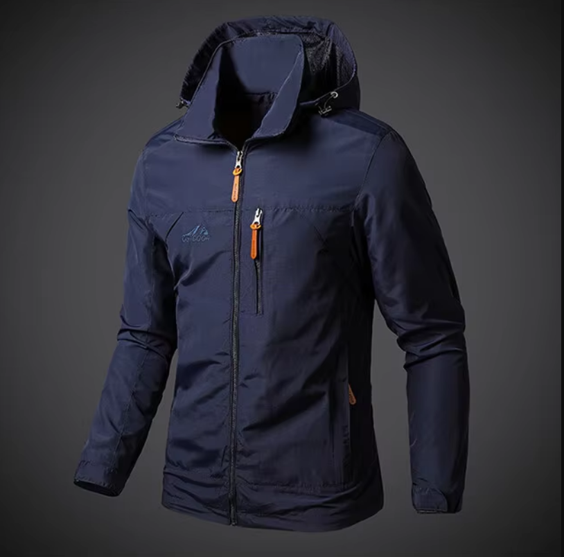 Men’s Waterproof Windbreaker Jacket | Hooded
