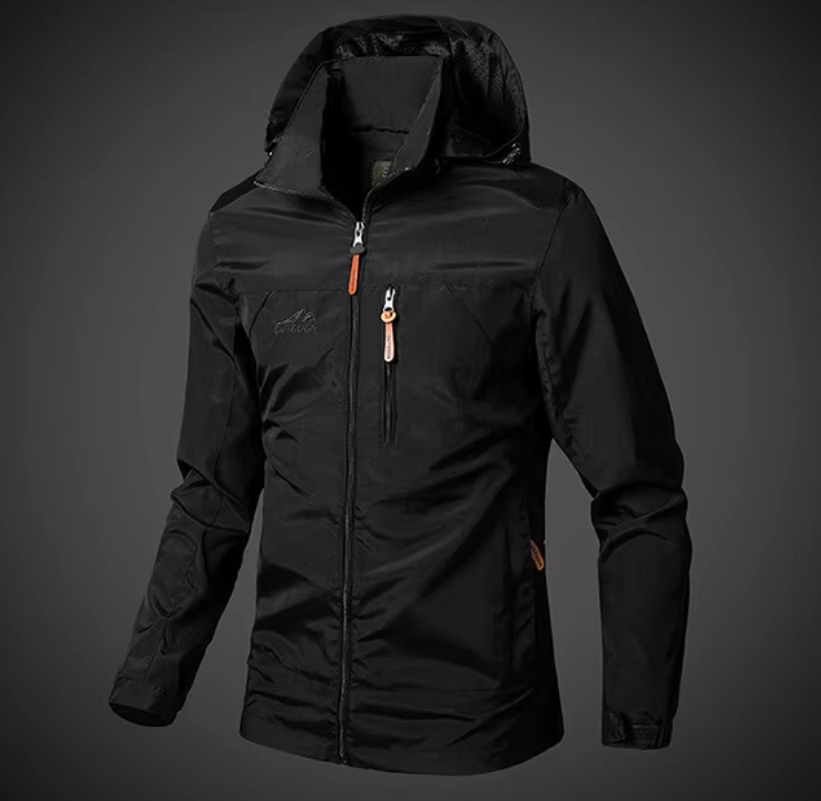 Men’s Waterproof Windbreaker Jacket | Hooded