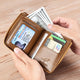 Men’s RFID Zipper Wallet | Slim Leather