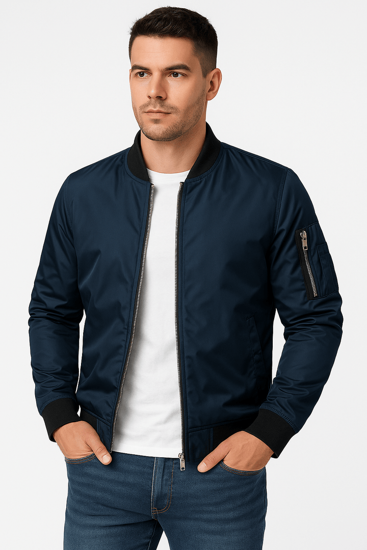 Men’s Lightweight Bomber Jacket | Classic Fit