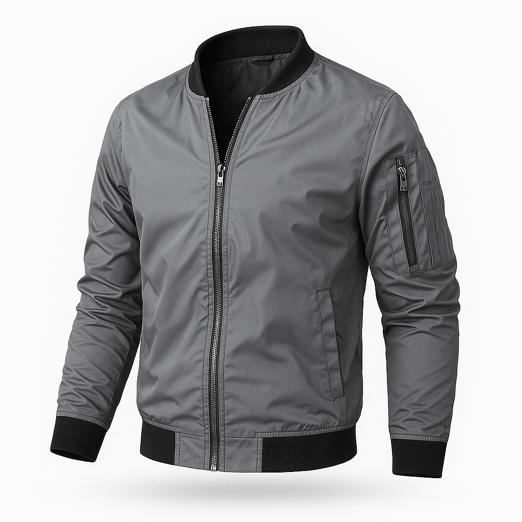 Men’s Lightweight Bomber Jacket | Classic Fit