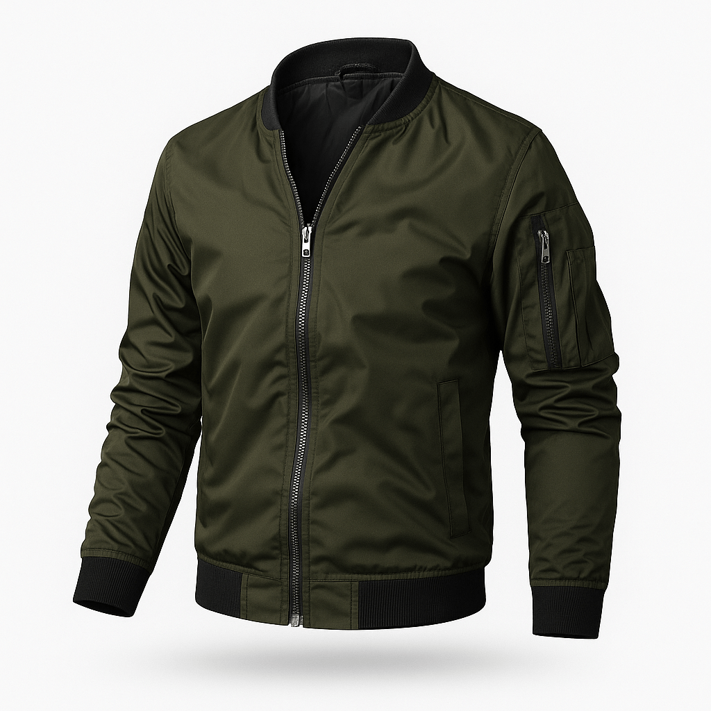 Men’s Lightweight Bomber Jacket | Classic Fit