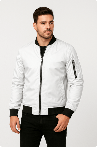Men’s Lightweight Bomber Jacket | Classic Fit