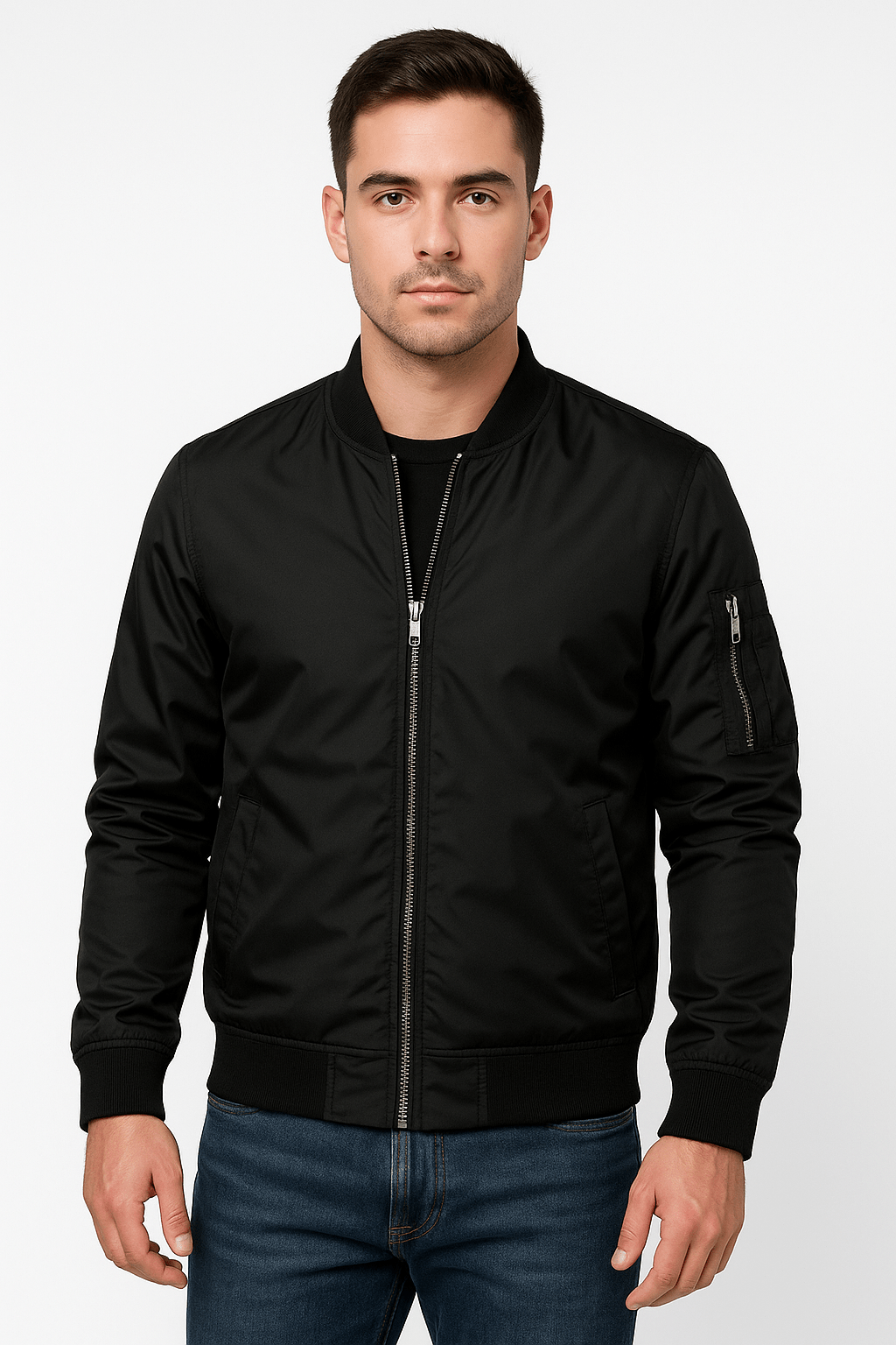 Men’s Lightweight Bomber Jacket | Classic Fit