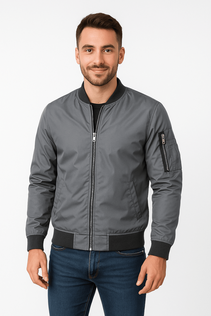 Men’s Lightweight Bomber Jacket | Classic Fit