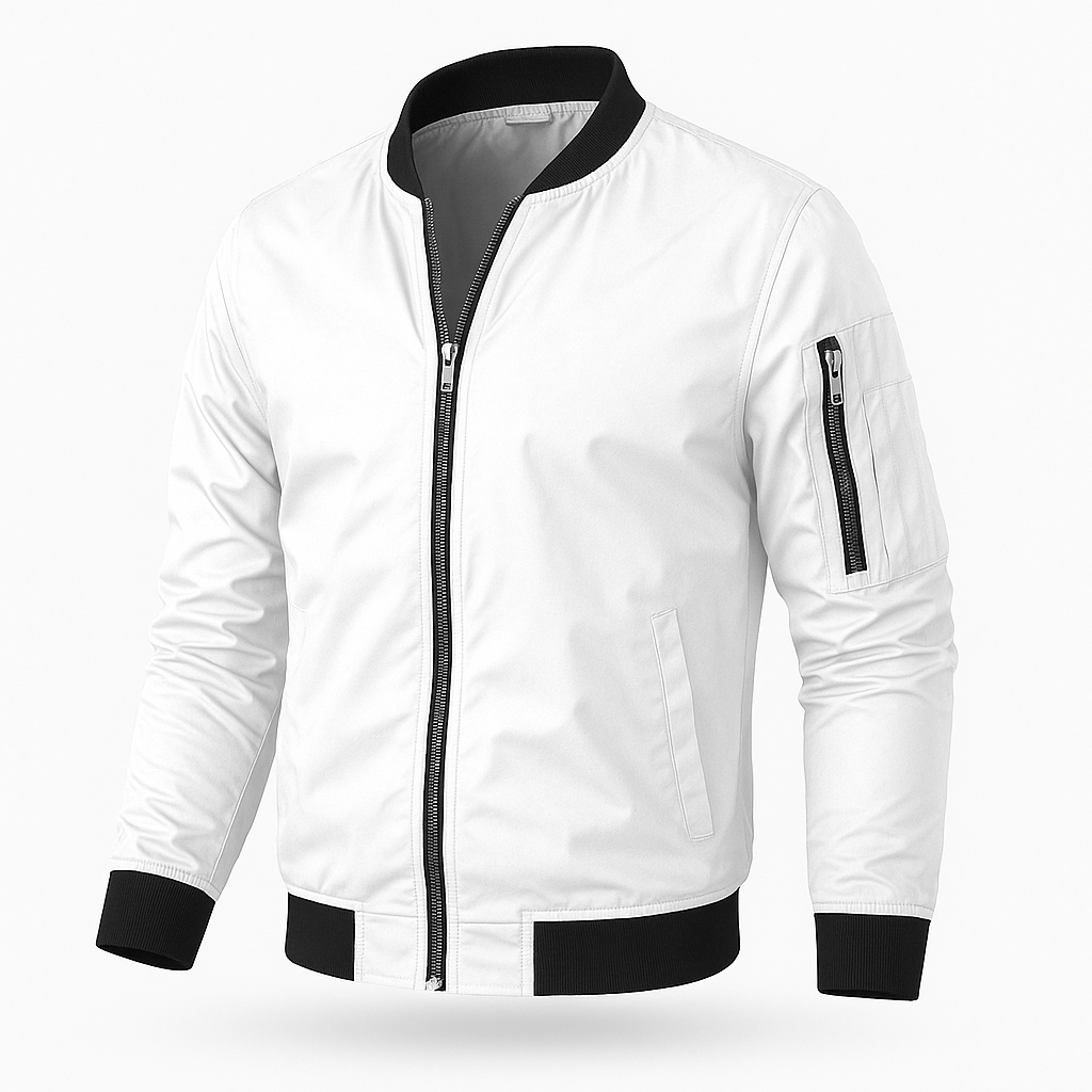Men’s Lightweight Bomber Jacket | Classic Fit