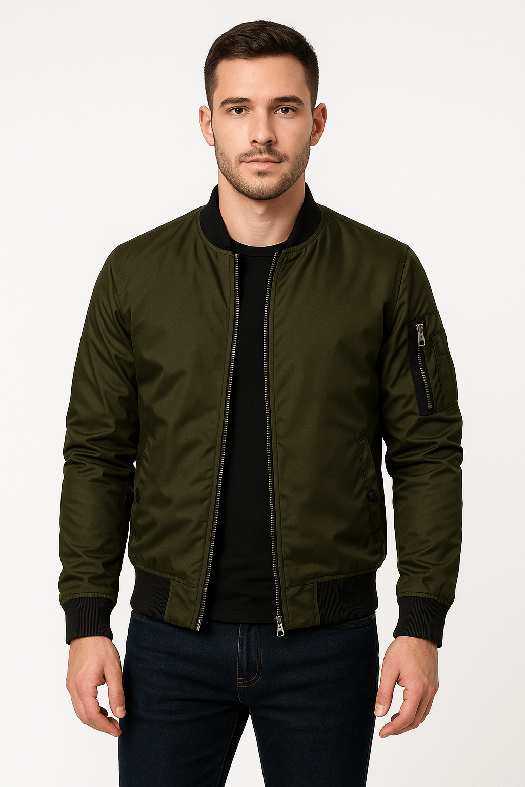 Men’s Lightweight Bomber Jacket | Classic Fit
