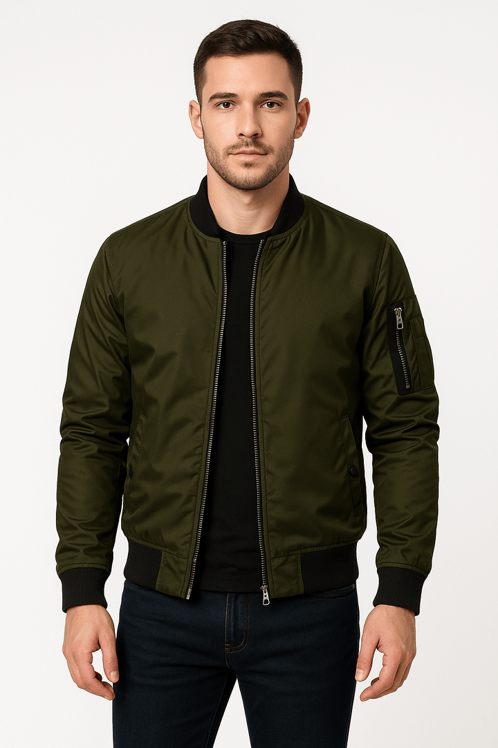 Men’s Lightweight Bomber Jacket | Classic Fit